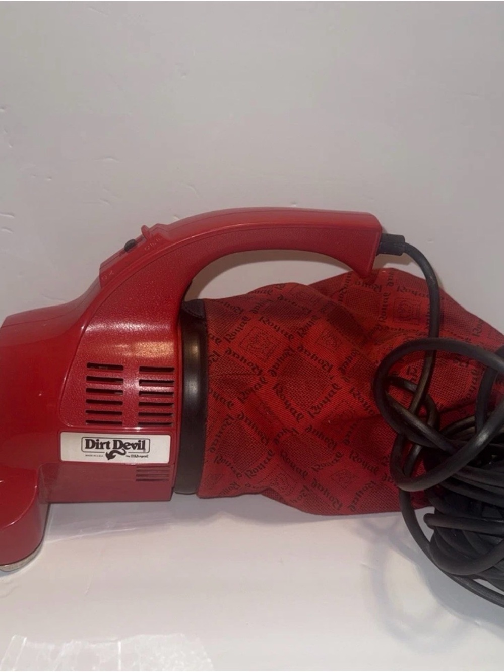 Dirt Devil Hand Vacuum Model 103 Red USA Tested Working